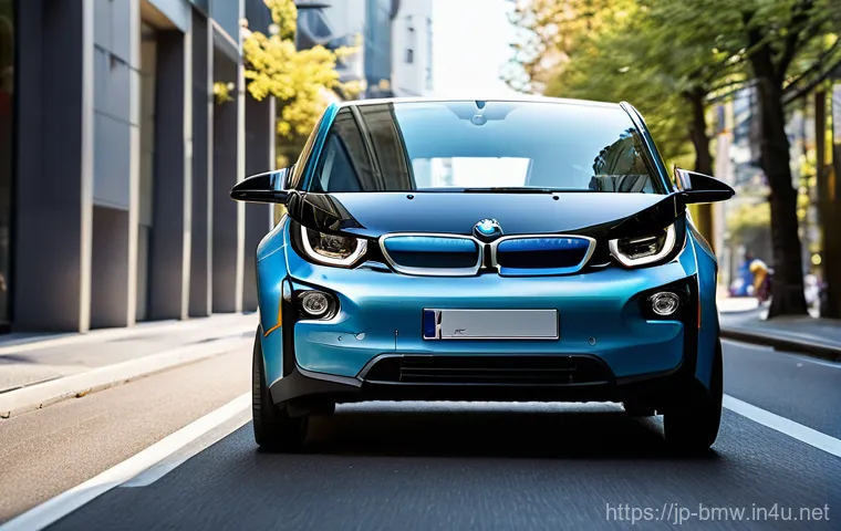 BMW i3의 중고차 가치 평가 - **Prompt 1: The Iconic Urban Pioneer - BMW i3 (Early Model)**
    "A stunning, eye-level shot of an ...