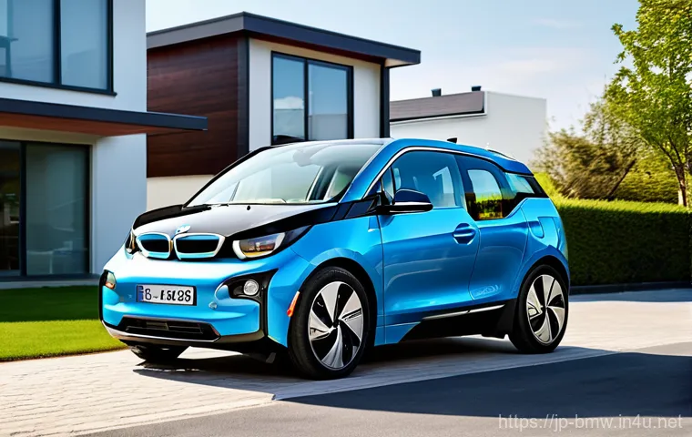 BMW i3의 중고차 가치 평가 - **Prompt 1: The Iconic Urban Pioneer - BMW i3 (Early Model)**
    "A stunning, eye-level shot of an ...